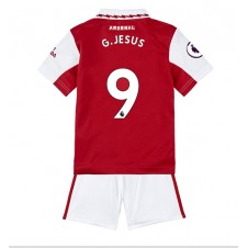 Arsenal Gabriel Jesus #9 Hemmaställ Barn 2022-23 Korta ärmar (+ Korta byxor)